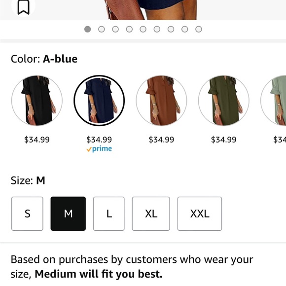 Womens Navy V Neck Short Sleeve Dress Medium M Ruffle Sleeve - Picture 5 of 6